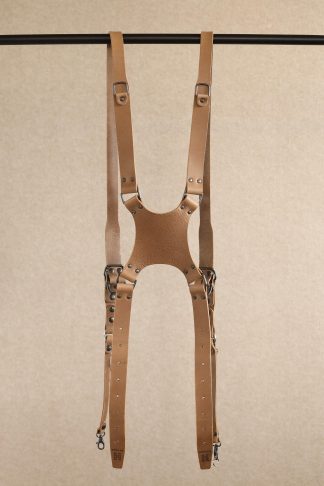 HFS48A | Camera harness - Warm Taupe/Bullet Large