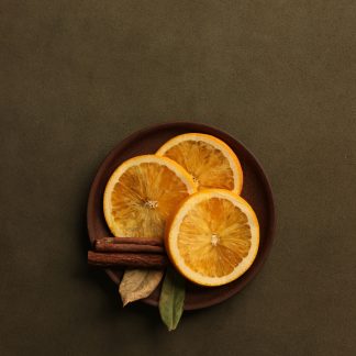 Leren fotoachtergrond  M | Oregano